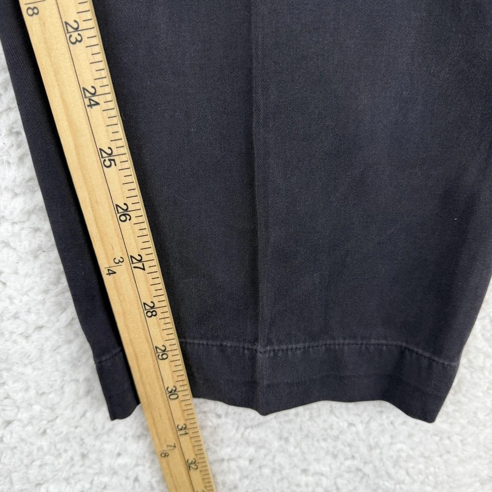 Hugo Boss Chino Pants Mens 40x30 Gray Classic Fit Cotton Canvas Pleated Office